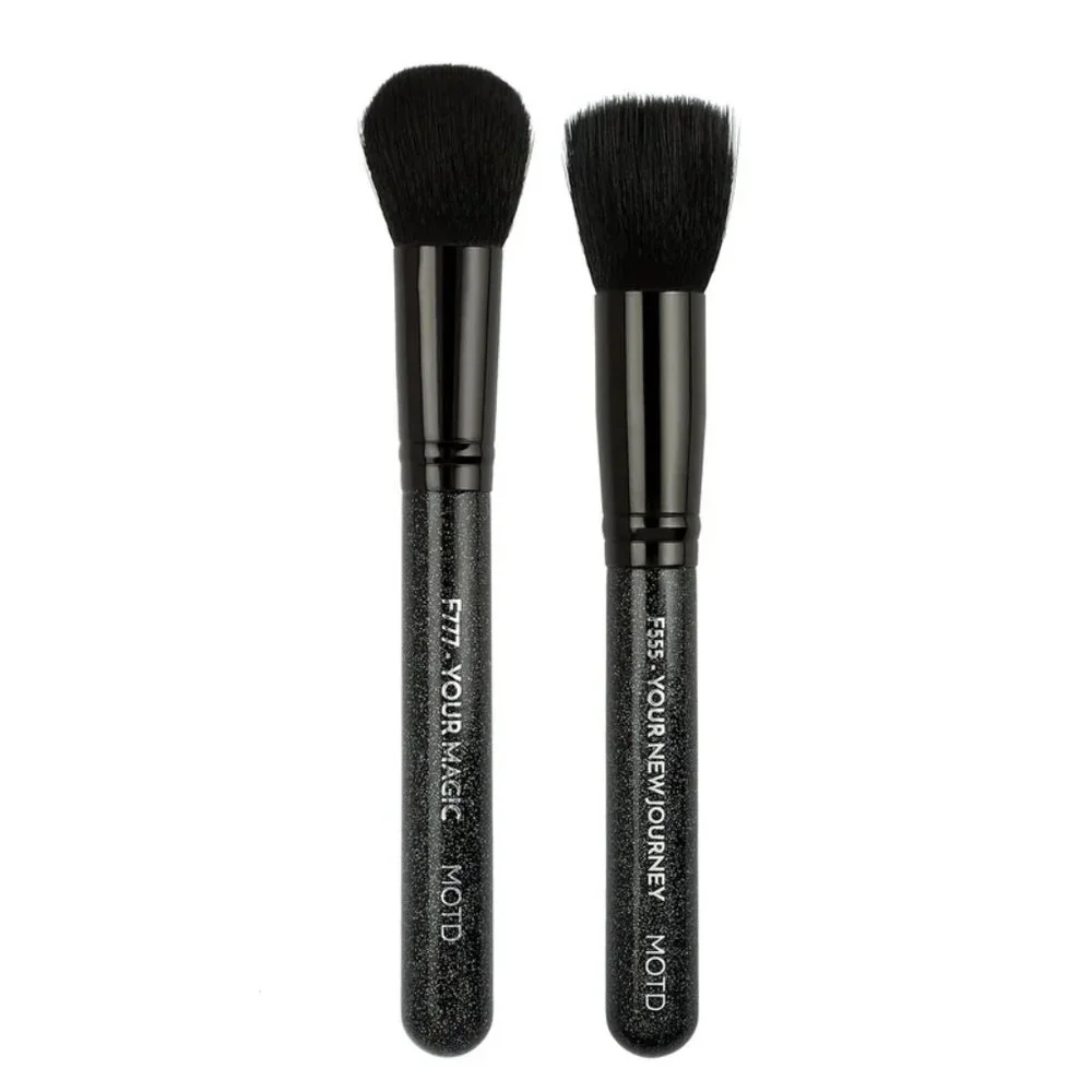 MOTD COSMETICS (2 Pc) Manifest Face Brush‎ Set (BRAND NEW IN PACKAGE!!!)